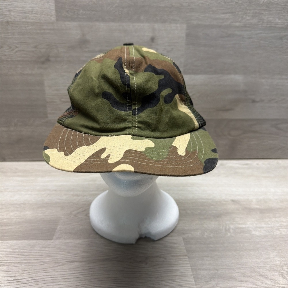 Vintage Duck Bay‎ Trebark Camouflage Adjustable Baseball Hat Adjustable One Size